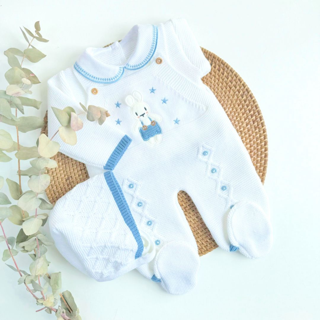 PETO CONEJO BLANCO COBALTO