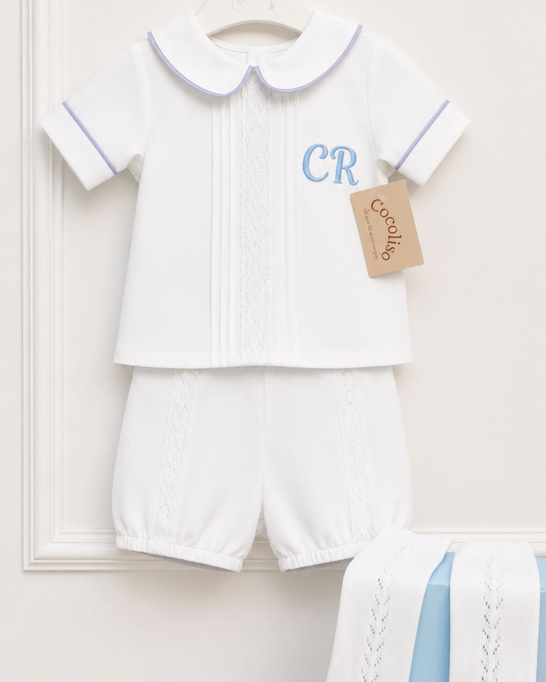 CONJUNTO NUBE BLANCO AZUL
