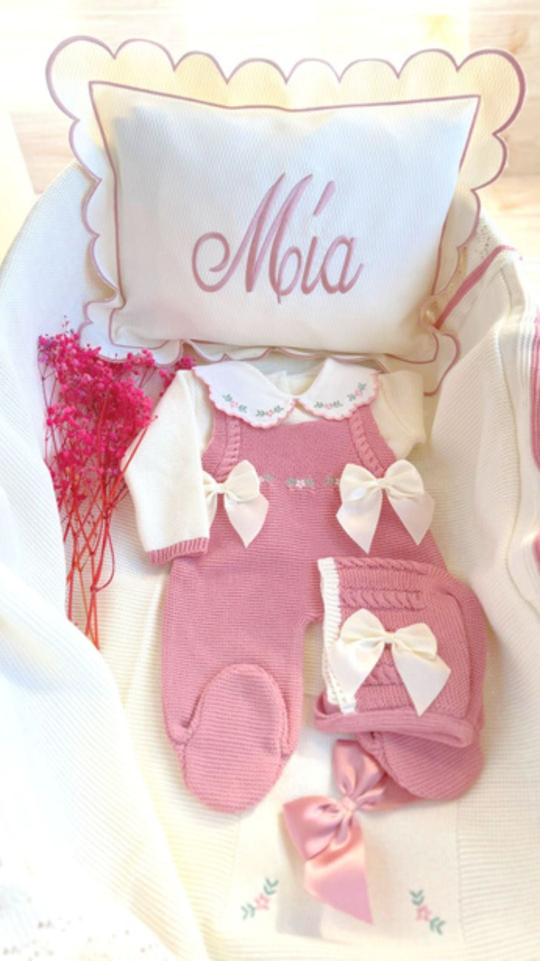 COJIN DELUX ROSA EMPOLVADO PERLA