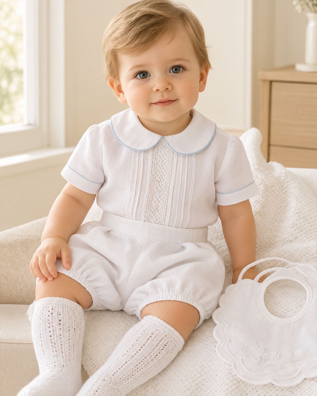 SET BAUTIZO NIEVE EN LINO