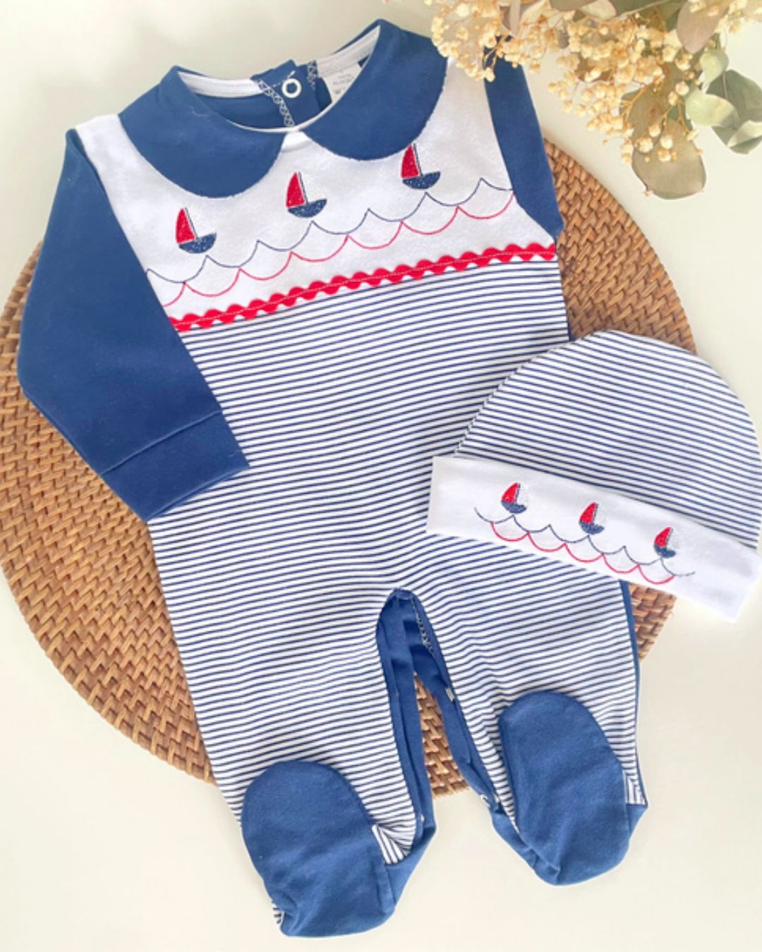 PIJAMA BARCO MARINO
