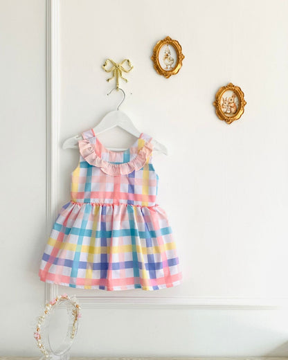 Vestido a Cuadros y lazo