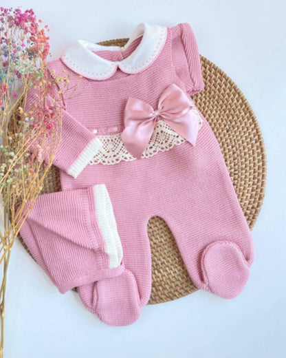 SET ROMANA ROSA EMPOLVADO