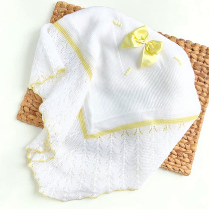 TOQUILLA BLANCO AMARILLO