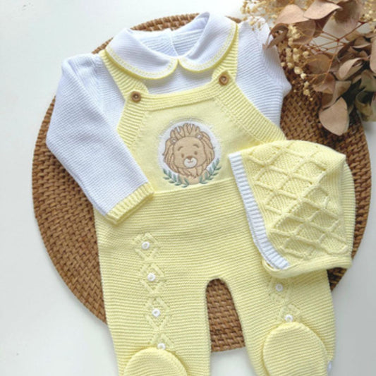 PETO LEON AMARILLO BLANCO